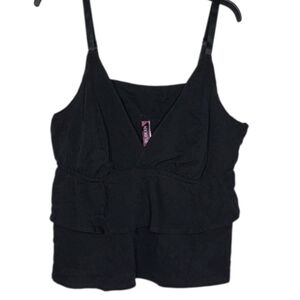 Adore Me Black Ruffle Cami